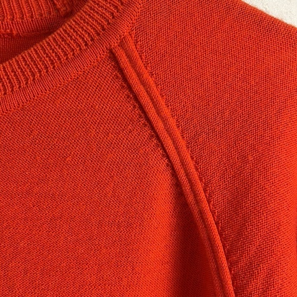Paul Smith Orange 100% Merino Wool Pullover - Picture 4 of 5